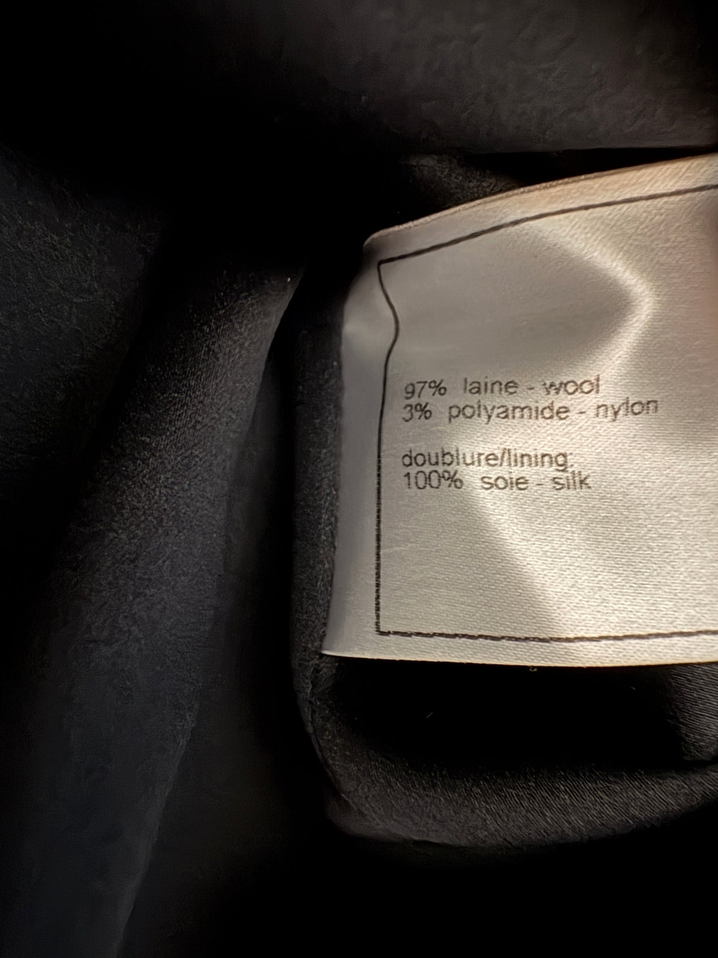 Chanel Black Tweed Jacket with Satin Ribbon Detail FW06