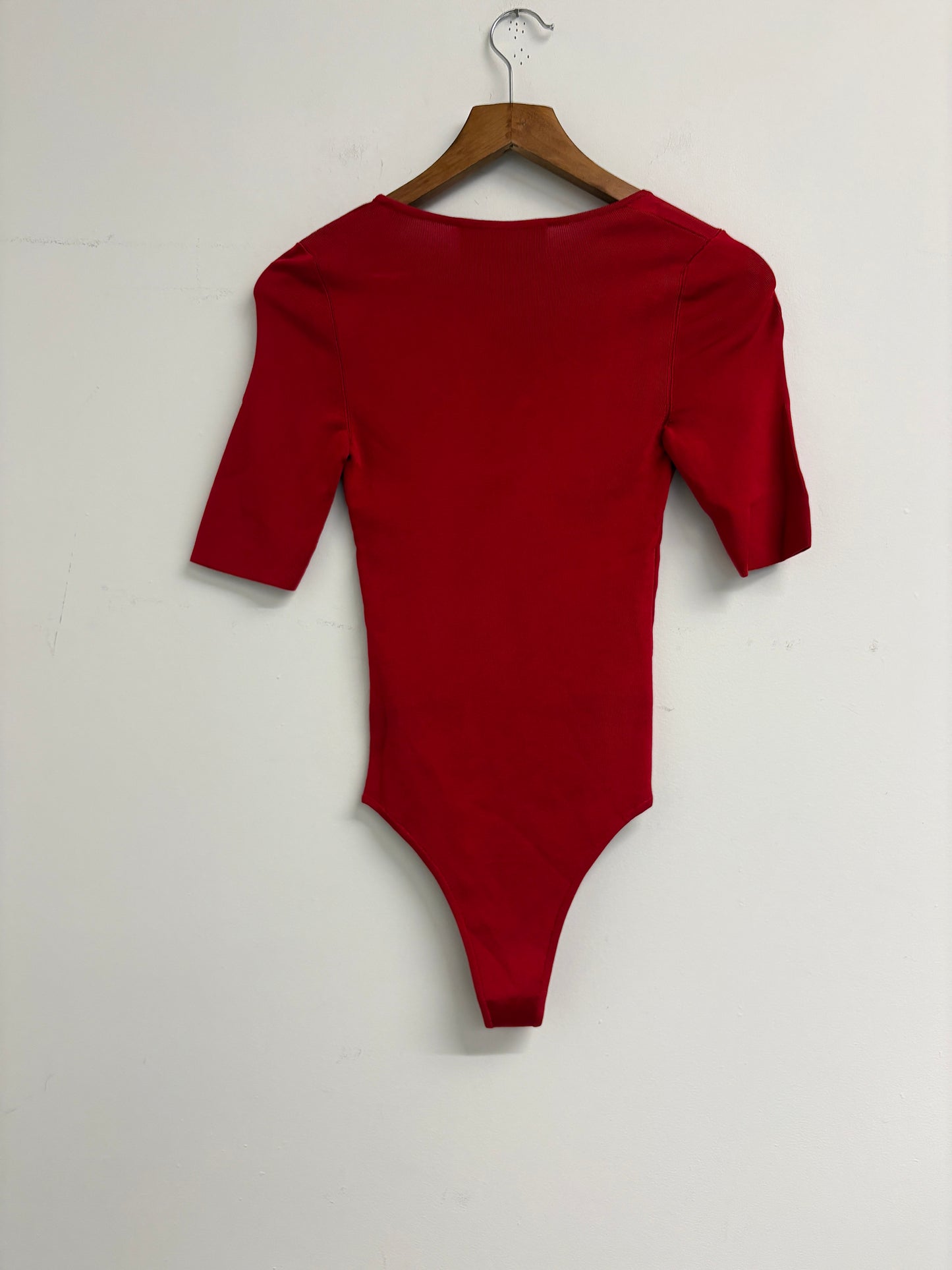 Gucci Red Short Sleeve Bodysuit