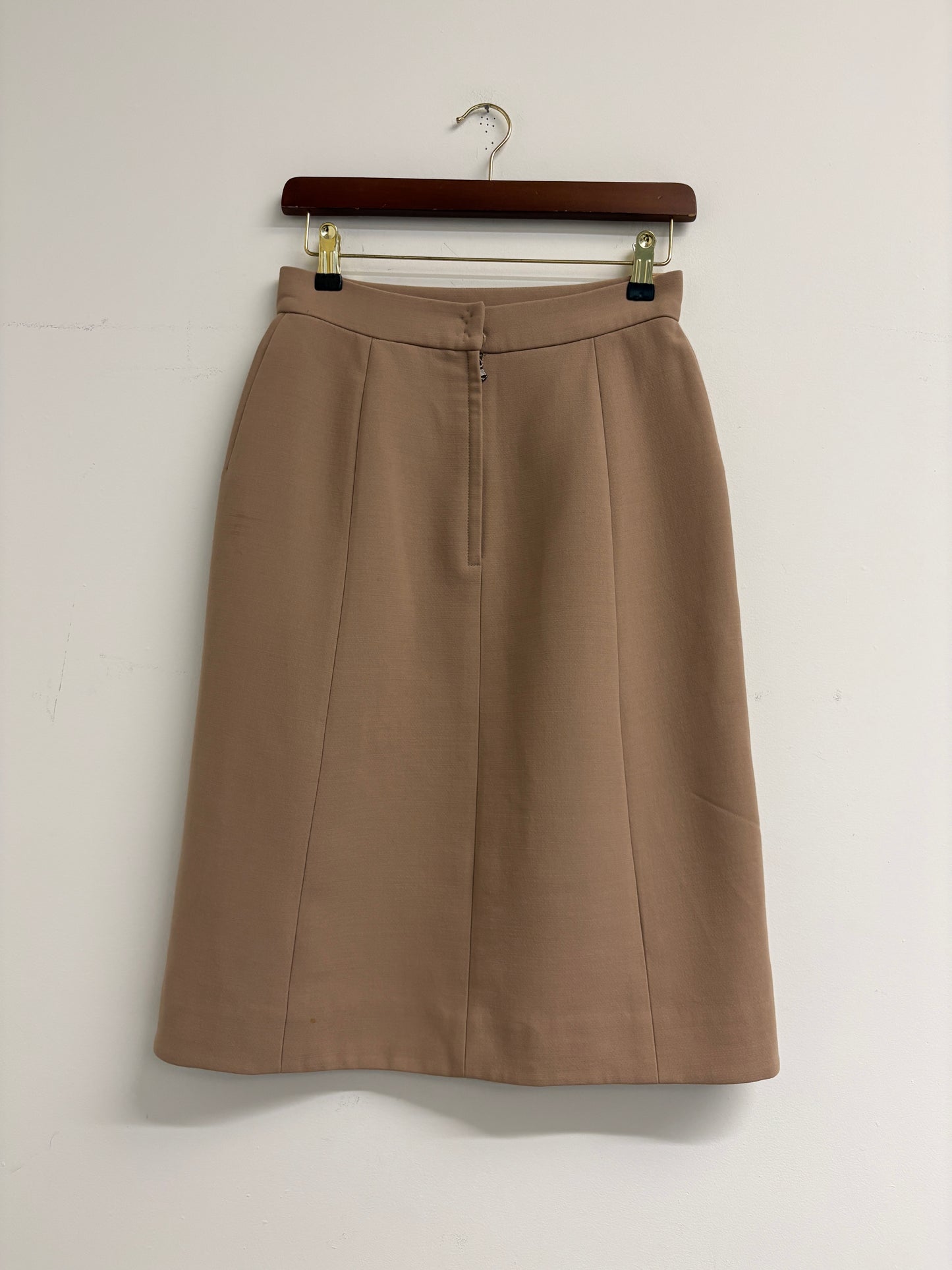 Dolce and Gabbana Beige Pencil Skirt