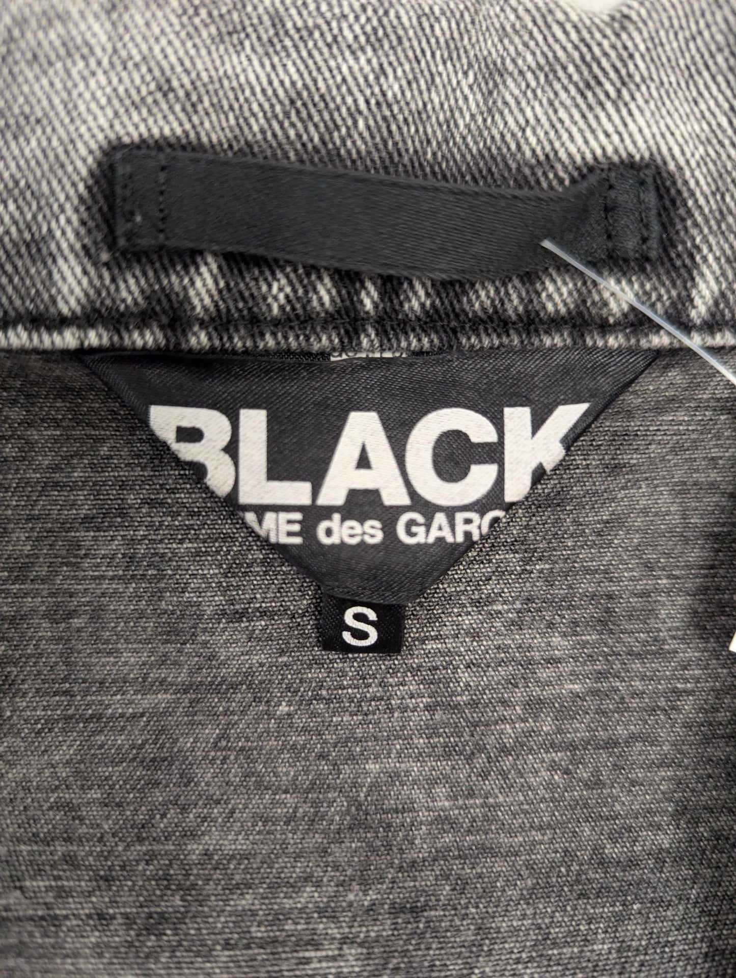 Commes Des Garcons Grey Denim Blazer