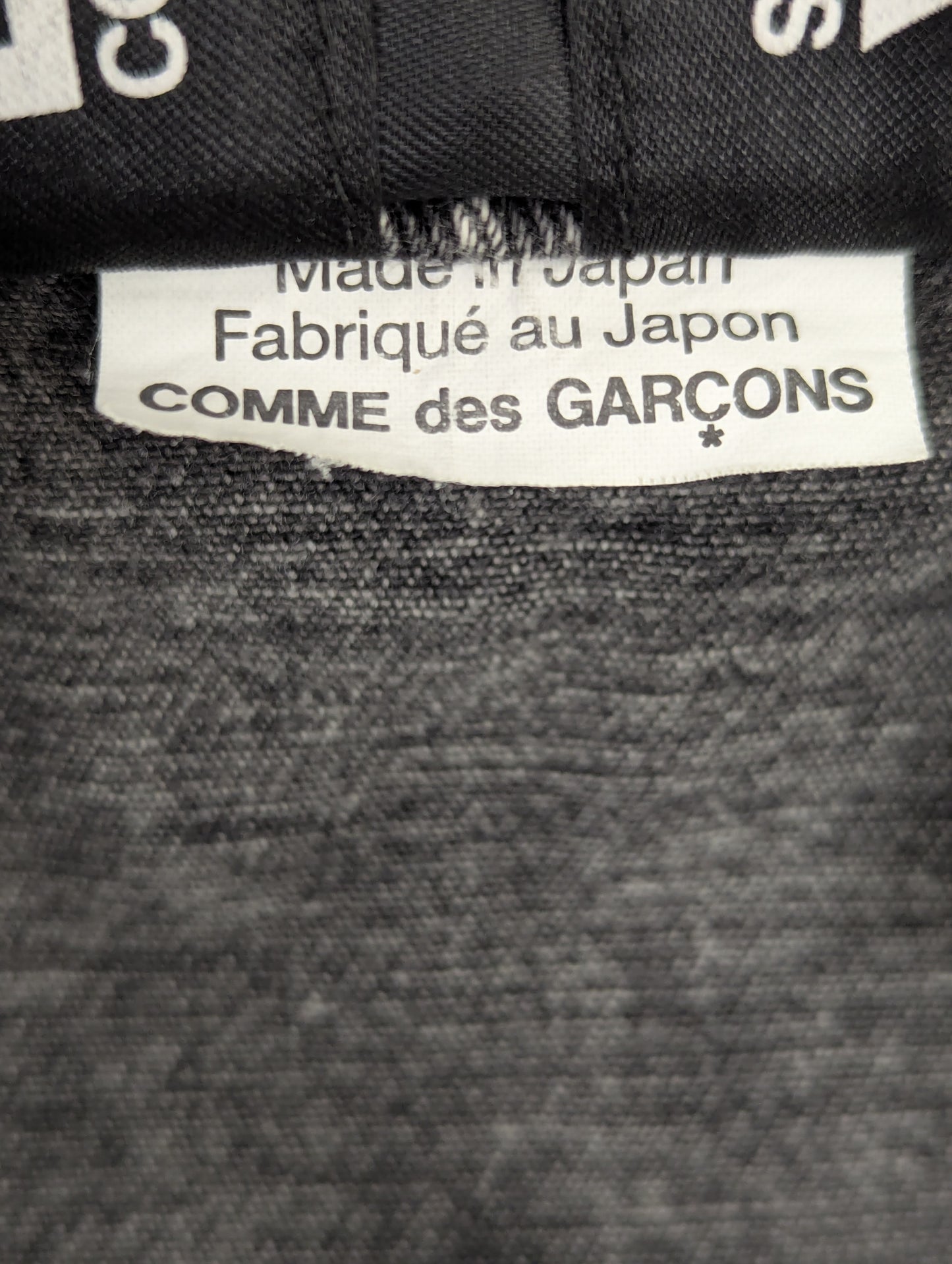 Commes Des Garcons Grey Denim Blazer
