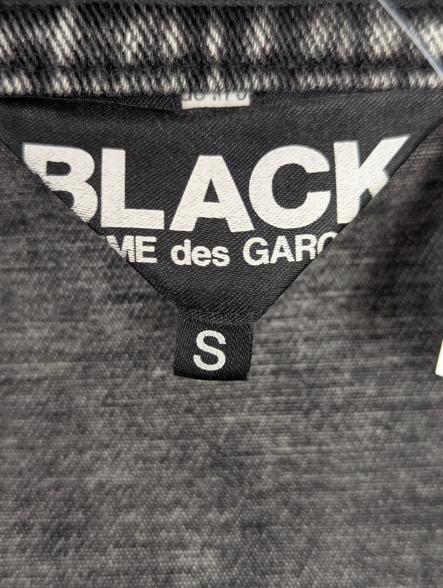 Commes Des Garcons Grey Denim Blazer