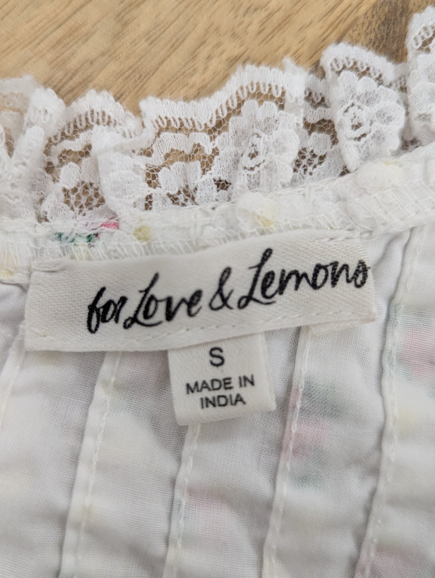 For Love & Lemons Giusti Rosebud Cotton Midi Dress