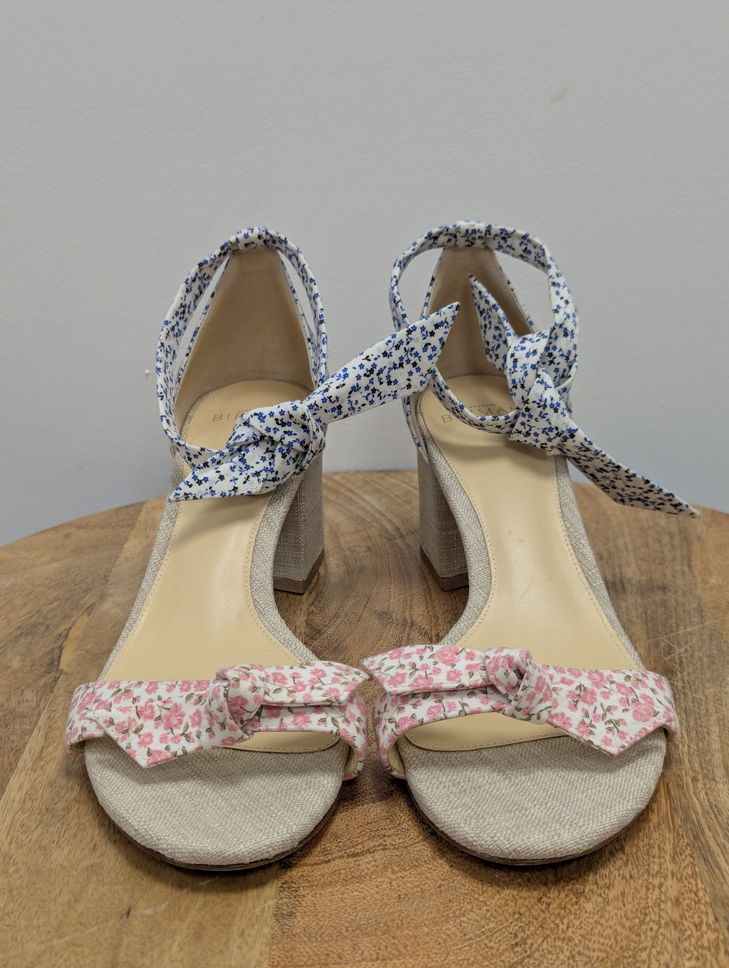 Alexandre Birman Floral Tie Sandals