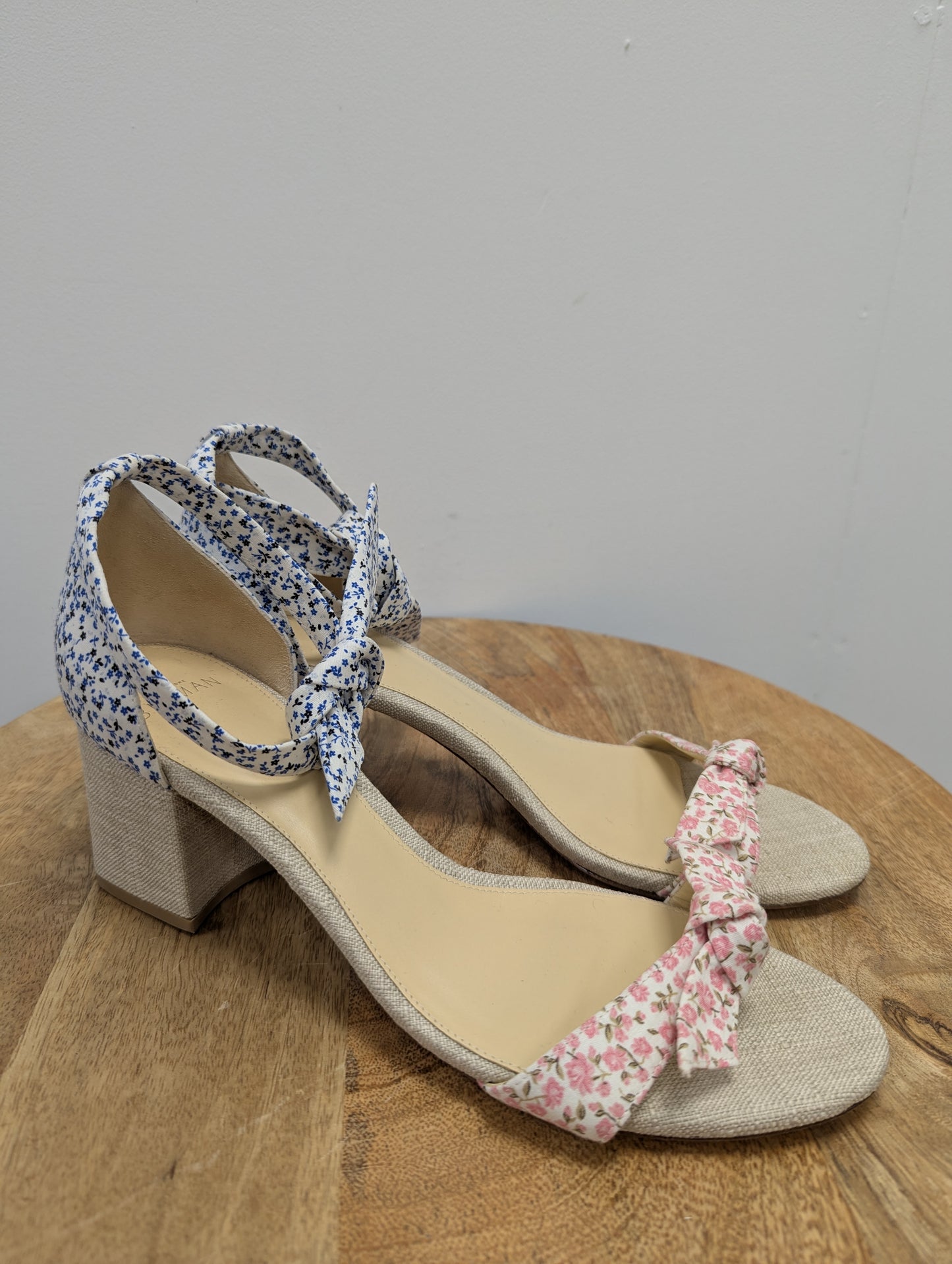 Alexandre Birman Floral Tie Sandals