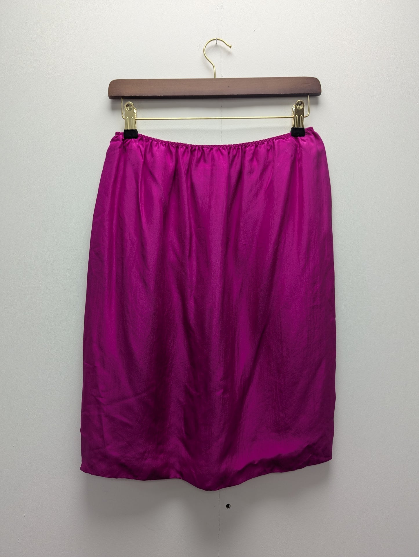 Lanvin Pink Silk Skirt