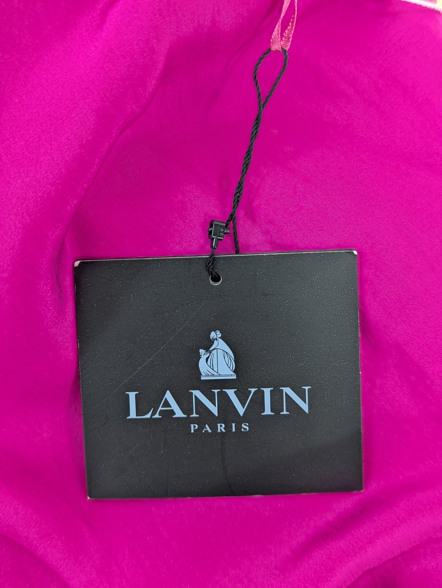 Lanvin Pink Silk Skirt