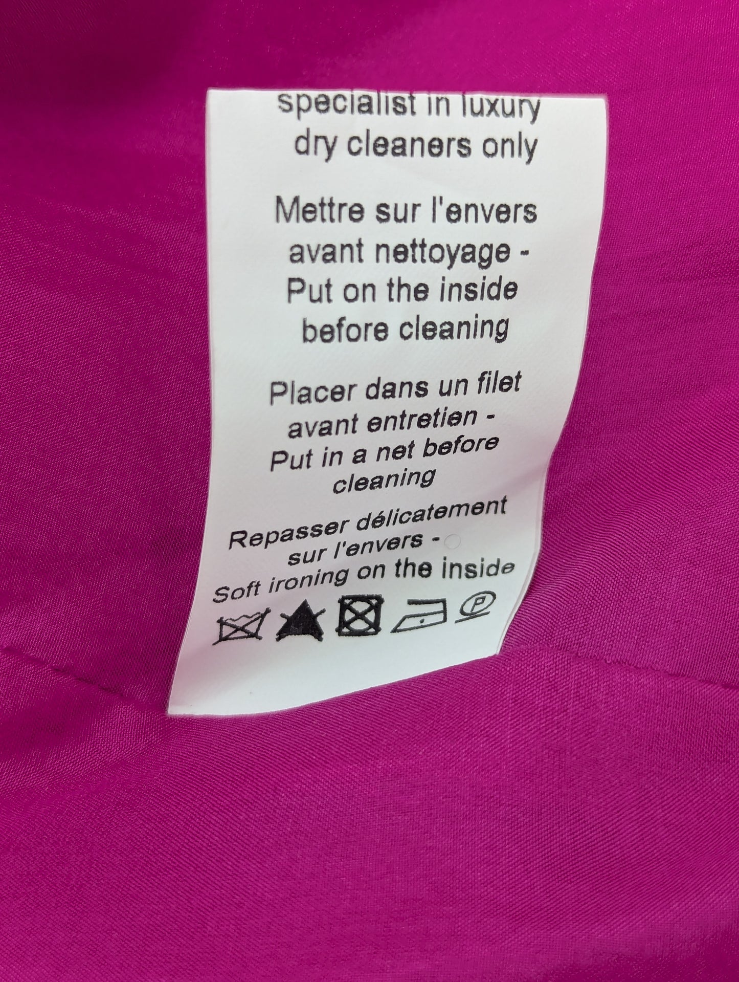 Lanvin Pink Silk Skirt