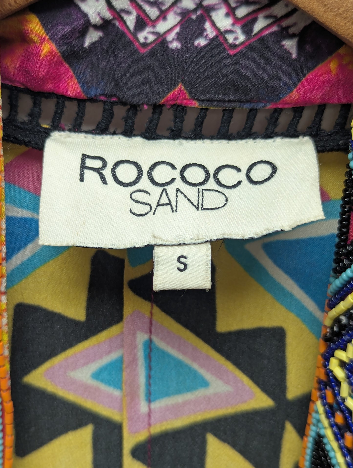 Rococo Pink Kaftan With Tassels