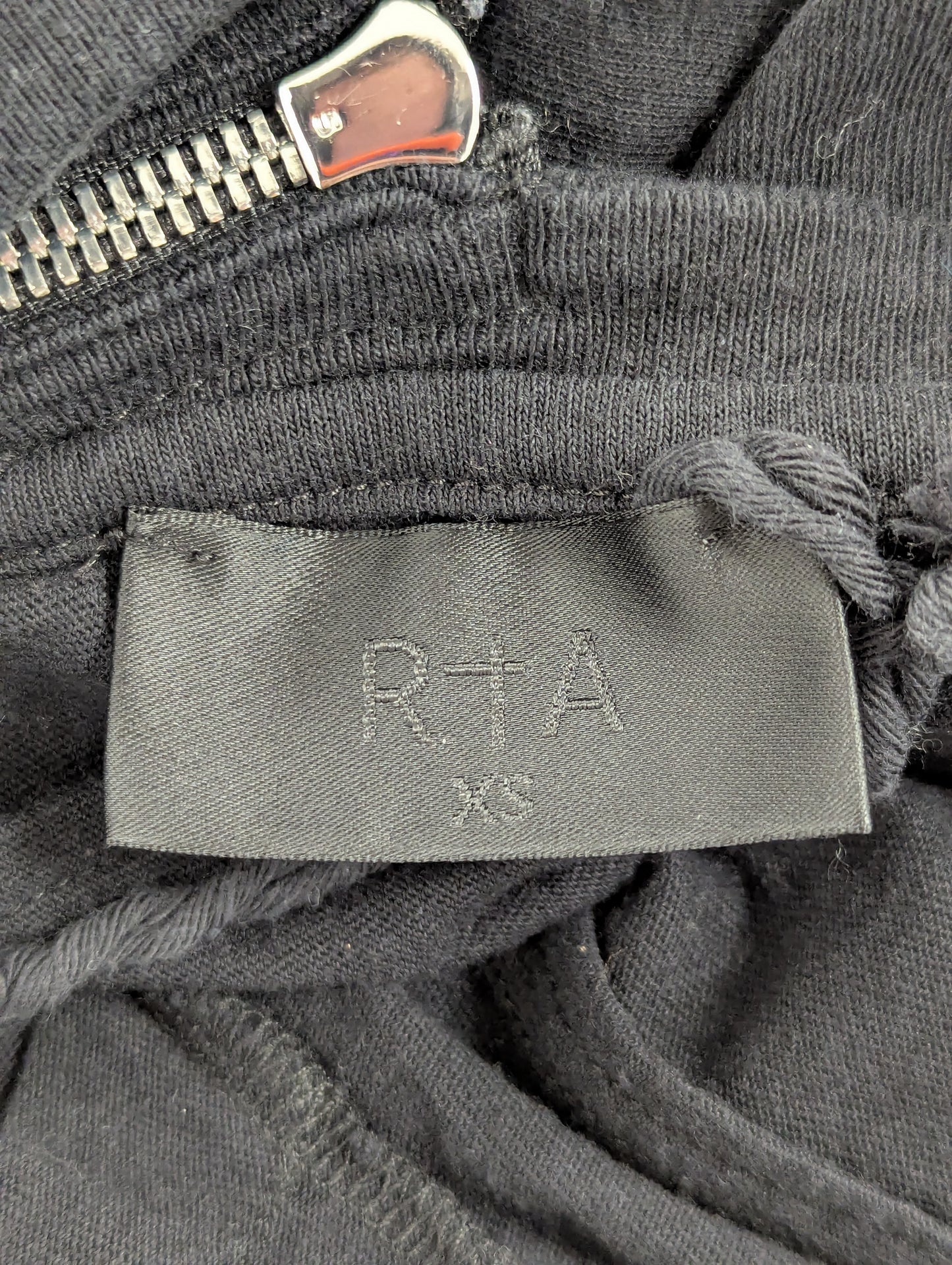 RTA Black Zip Up Dress