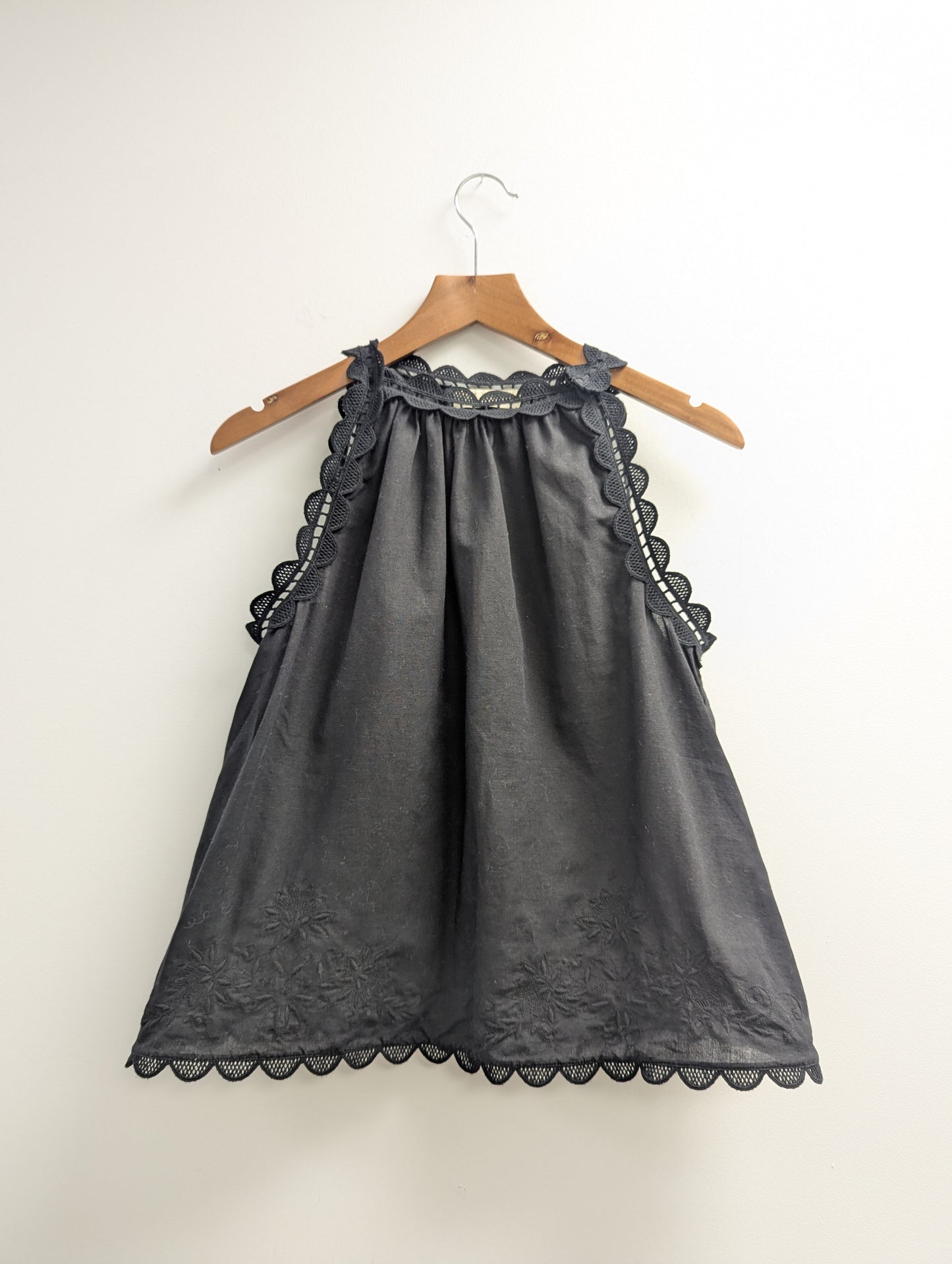 Ulla Johnson Black Cotton Top