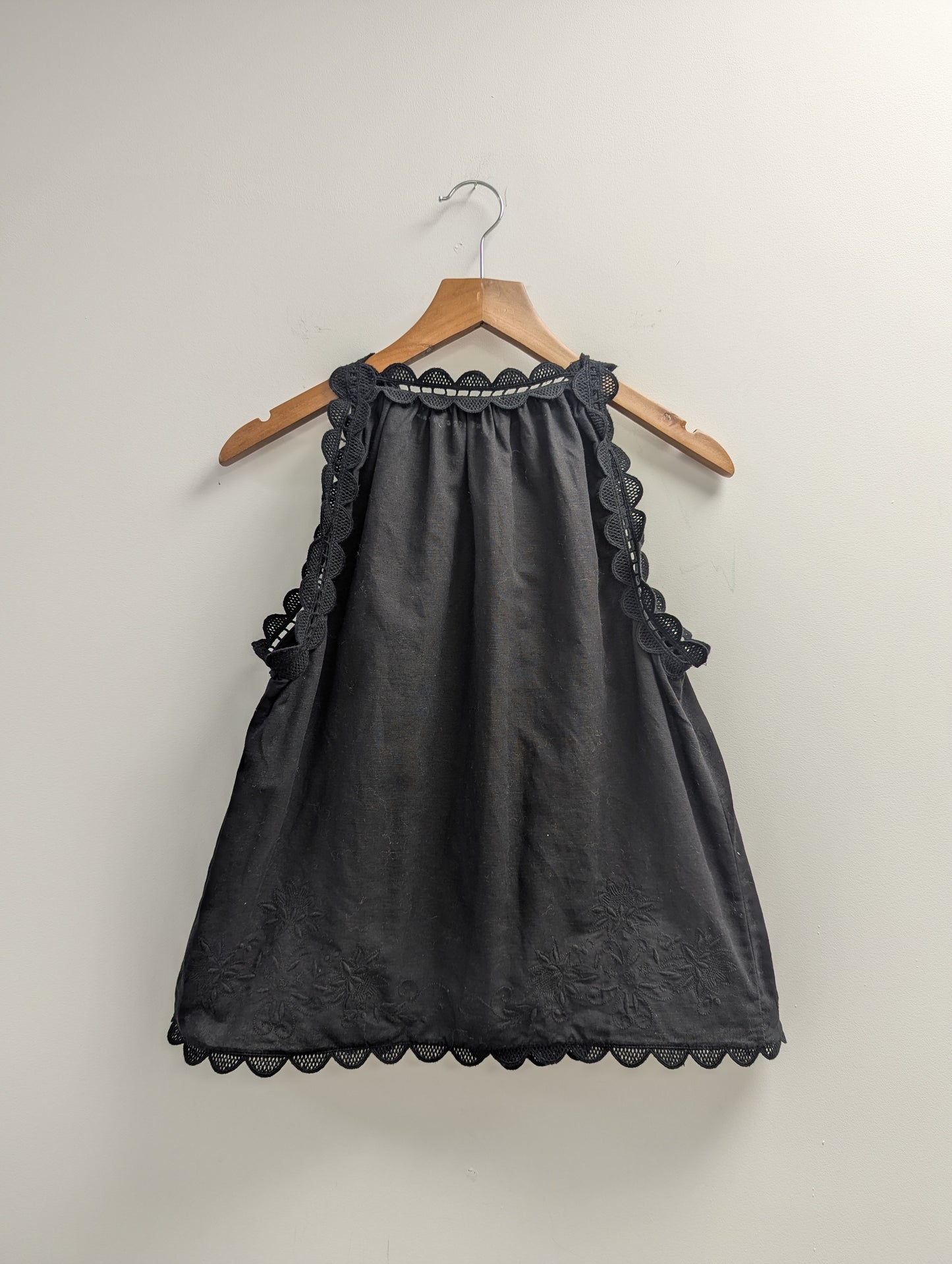 Ulla Johnson Black Cotton Top