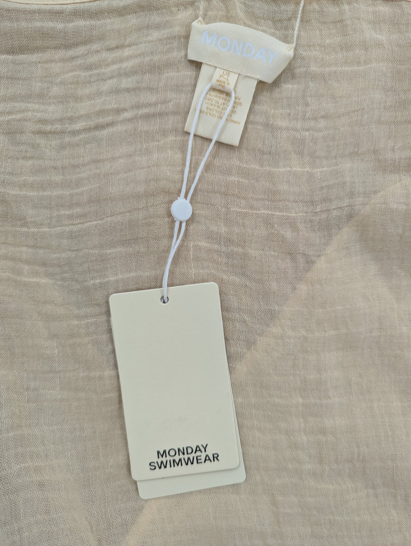 Monday Beige South Beach Linen Sarong