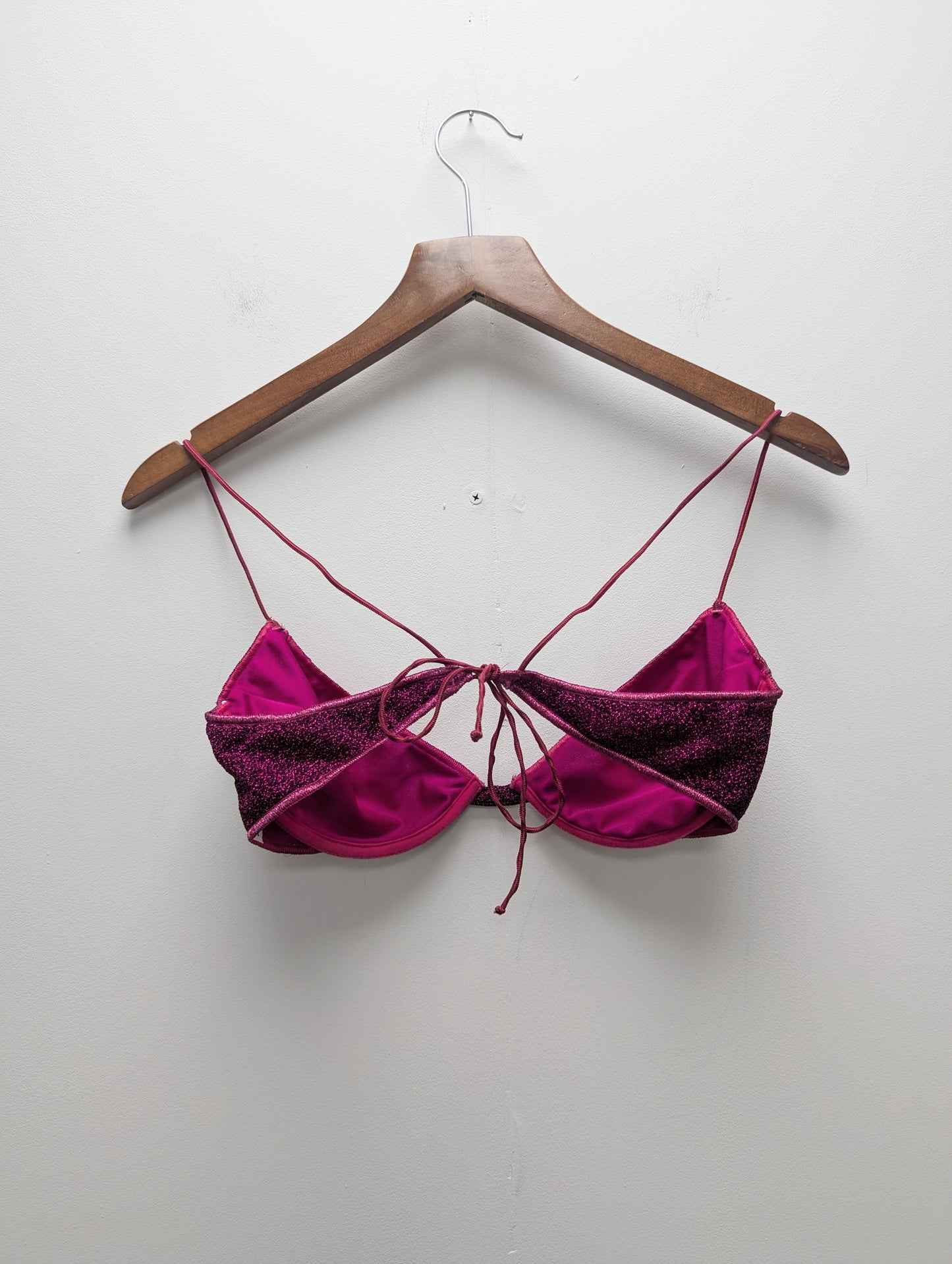Oseree Pink Glitter Bikini