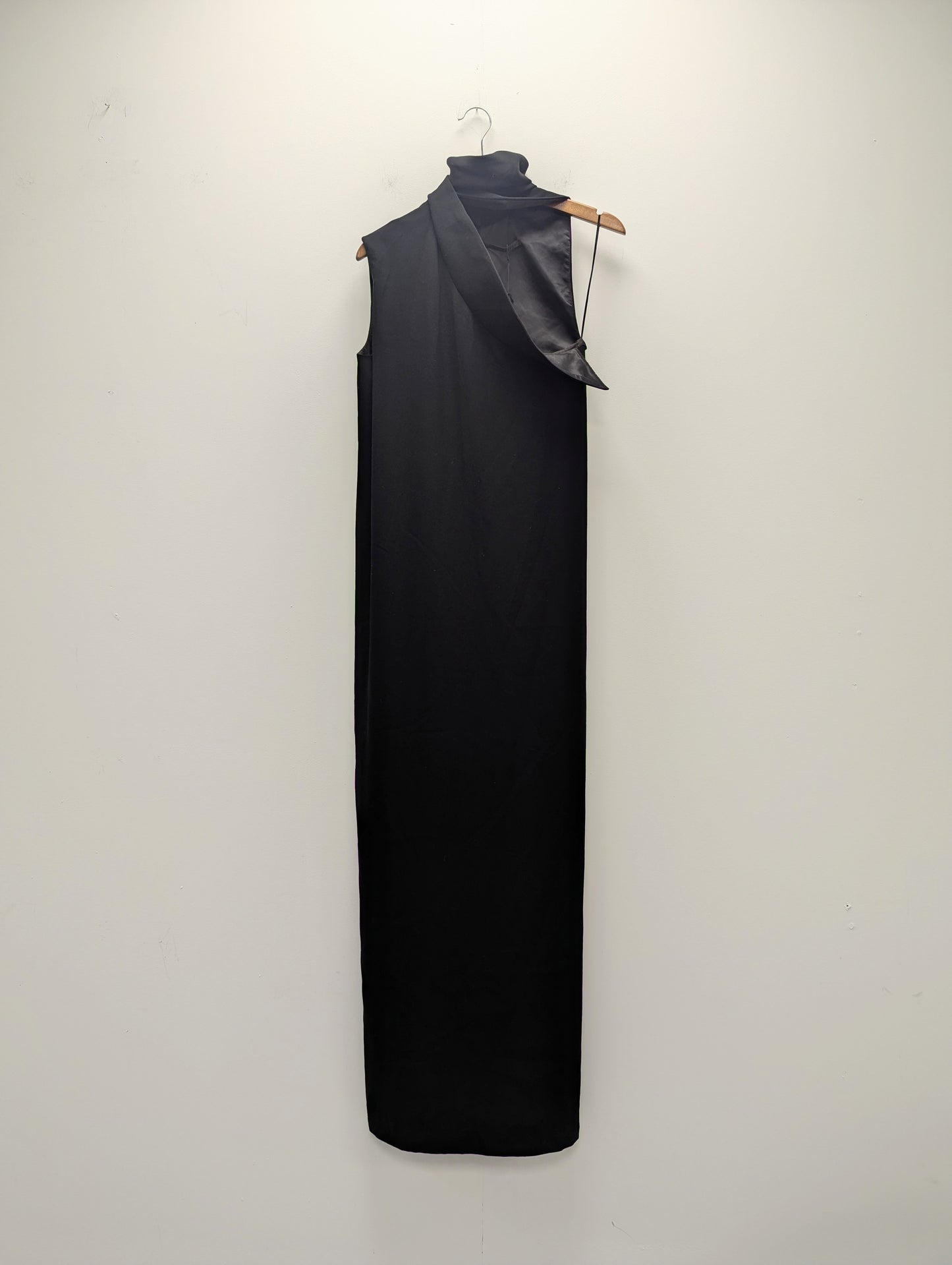 Haider Ackermann Black High Neck Gown