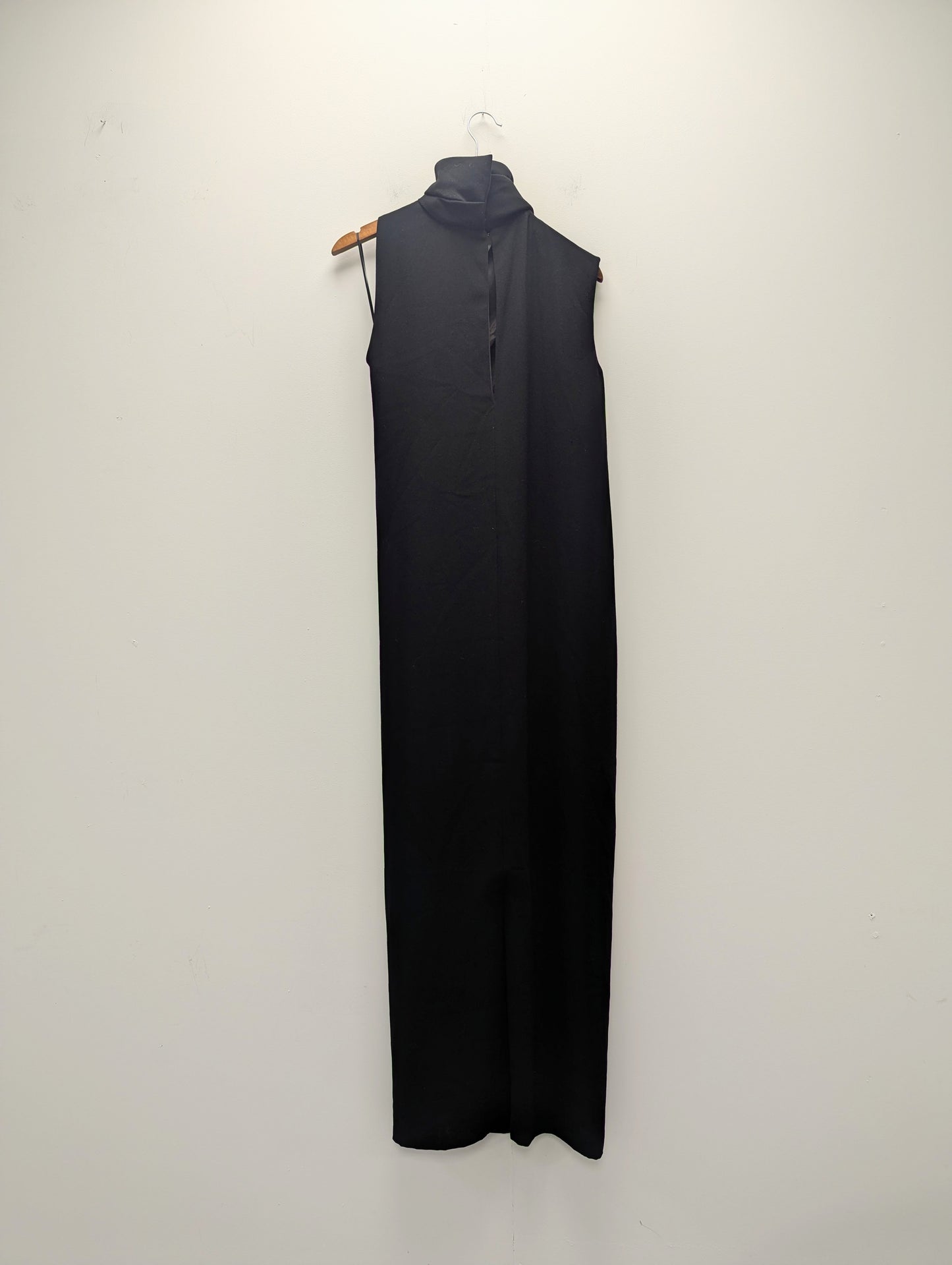 Haider Ackermann Black High Neck Gown
