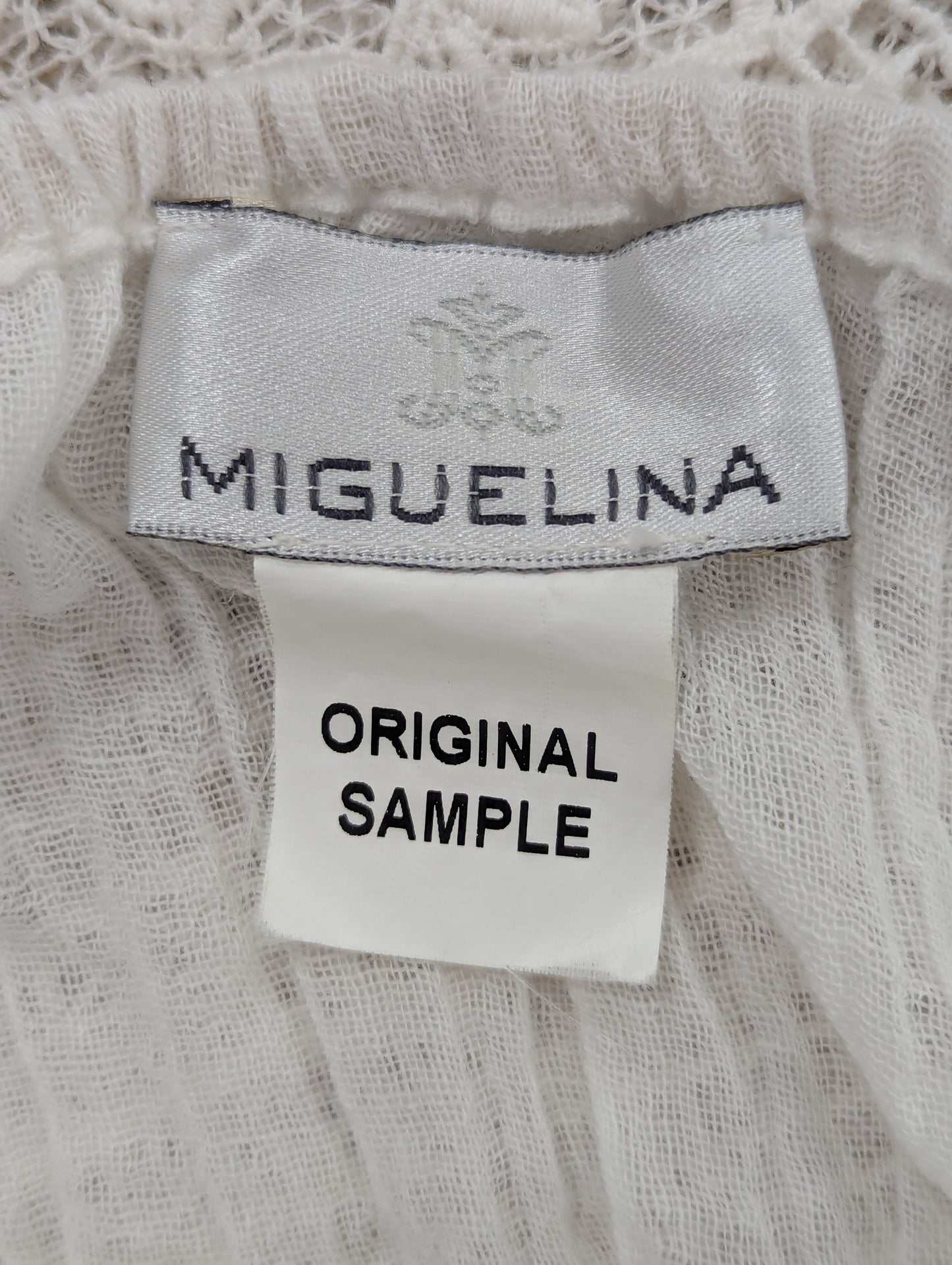Miguelina White Cotton Coverup