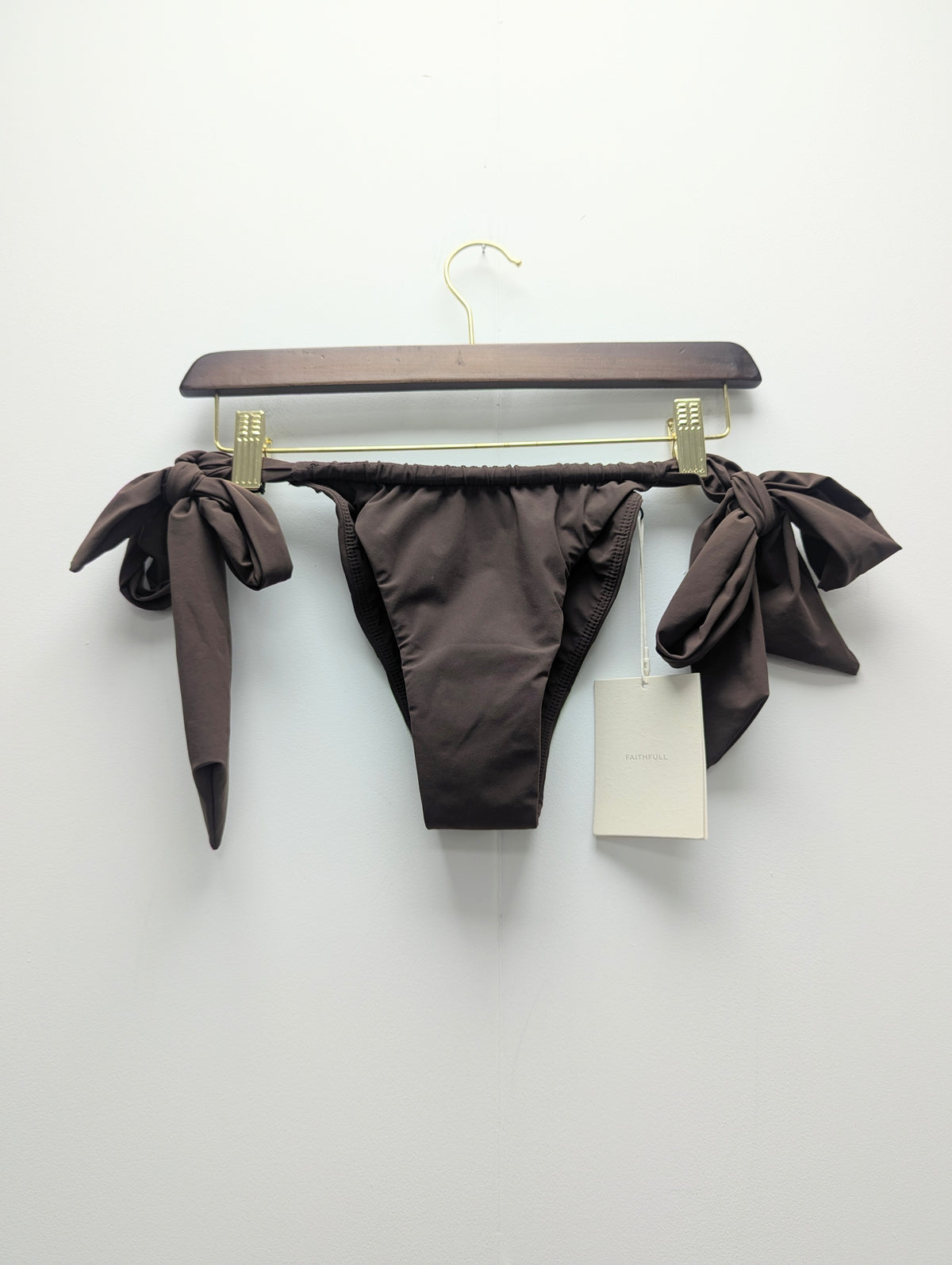 Faithfull The Brand Coffee Bikini Bottoms