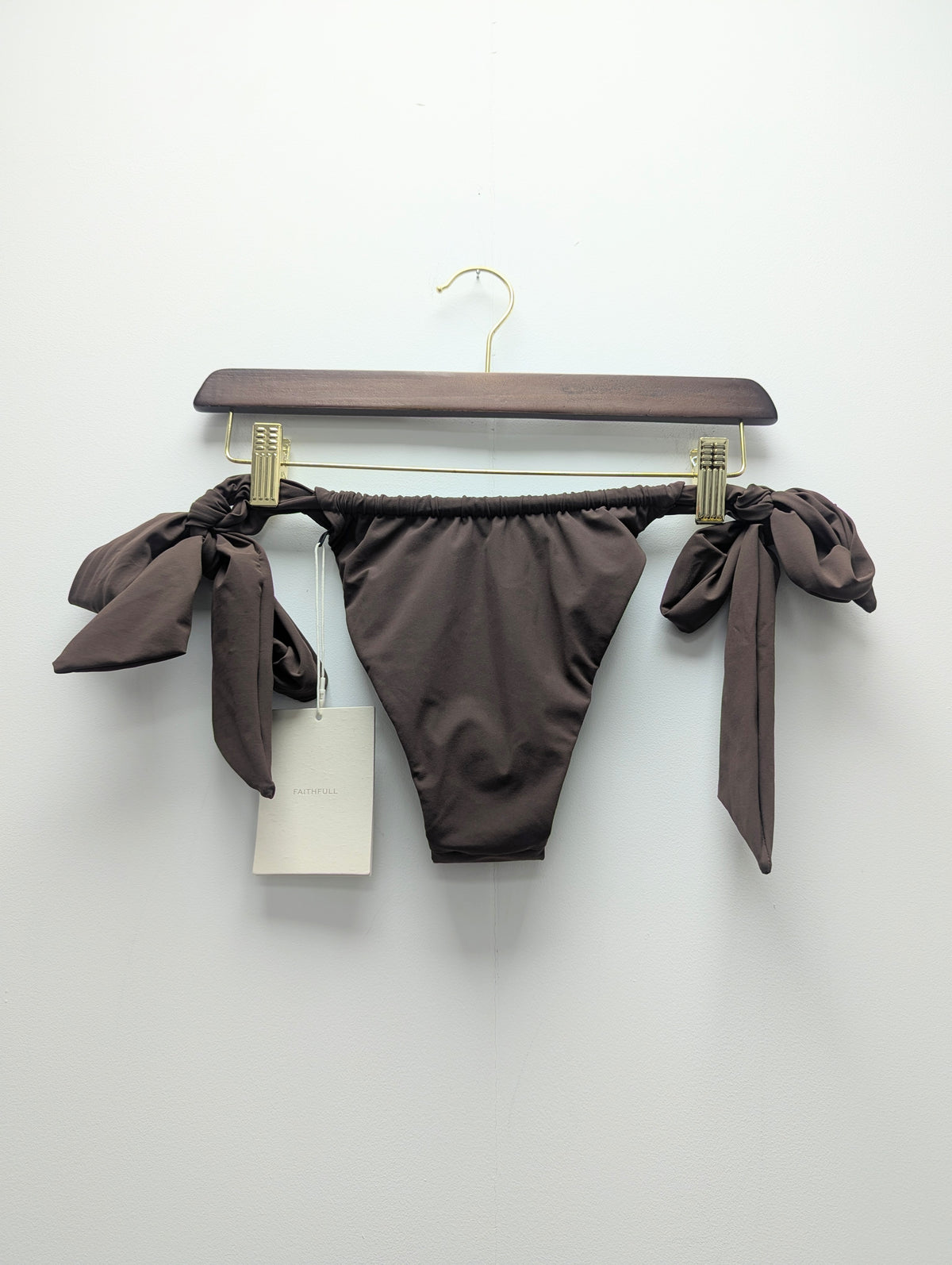 Faithfull The Brand Coffee Bikini Bottoms