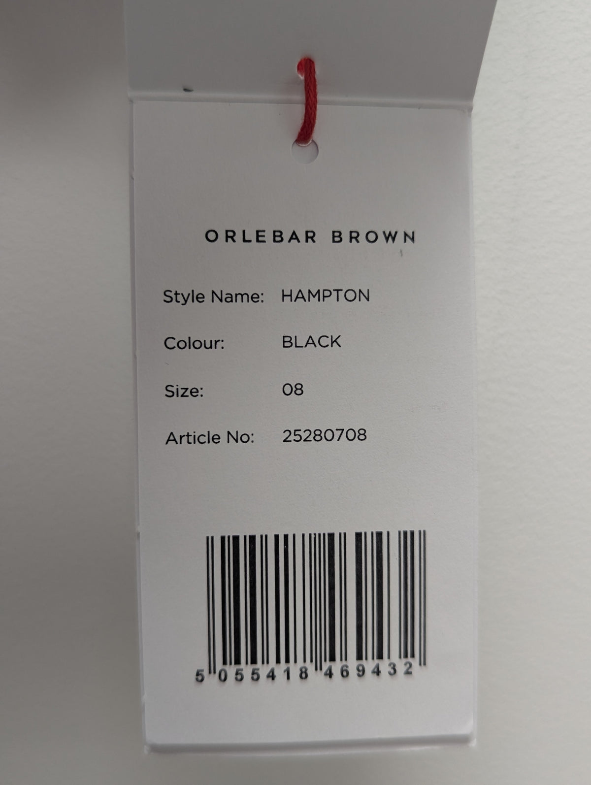 Orlebar Brown Black Bikini