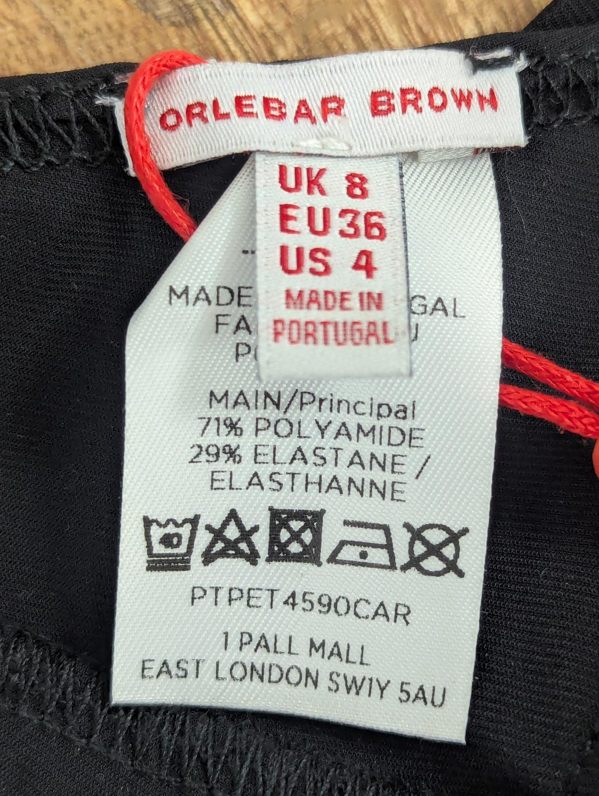 Orlebar Brown Black Bikini