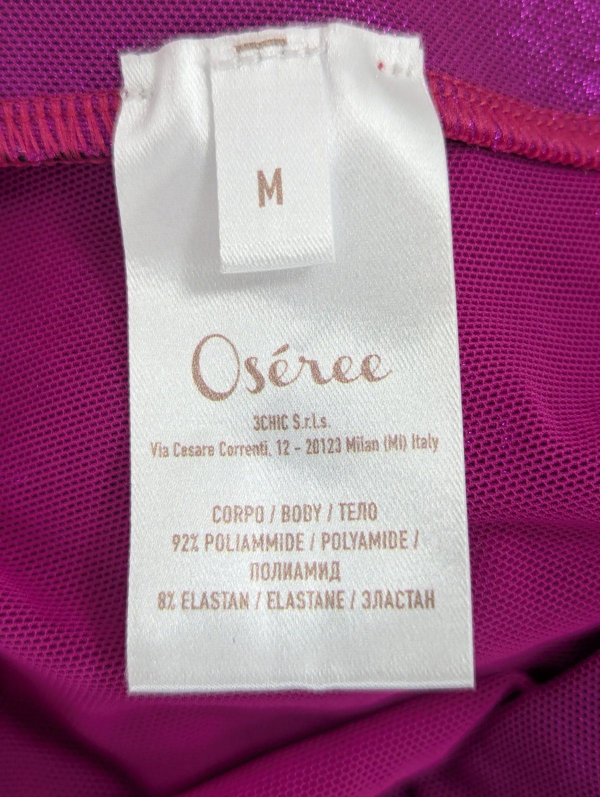 Oseree Pink Metallic Flares