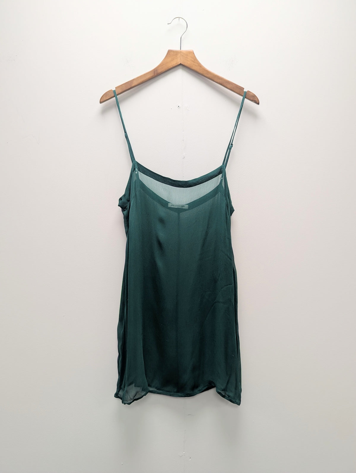 Isabel Marant Green Sheer Cami Top