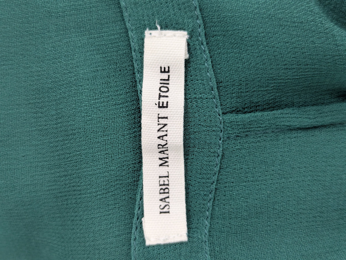 Isabel Marant Green Sheer Cami Top