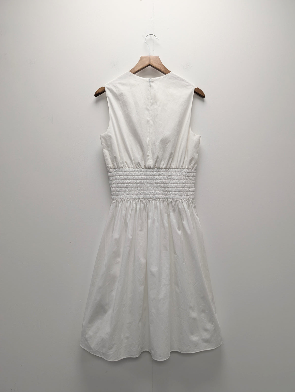 Rosetta Getty White Cotton Skater Dress