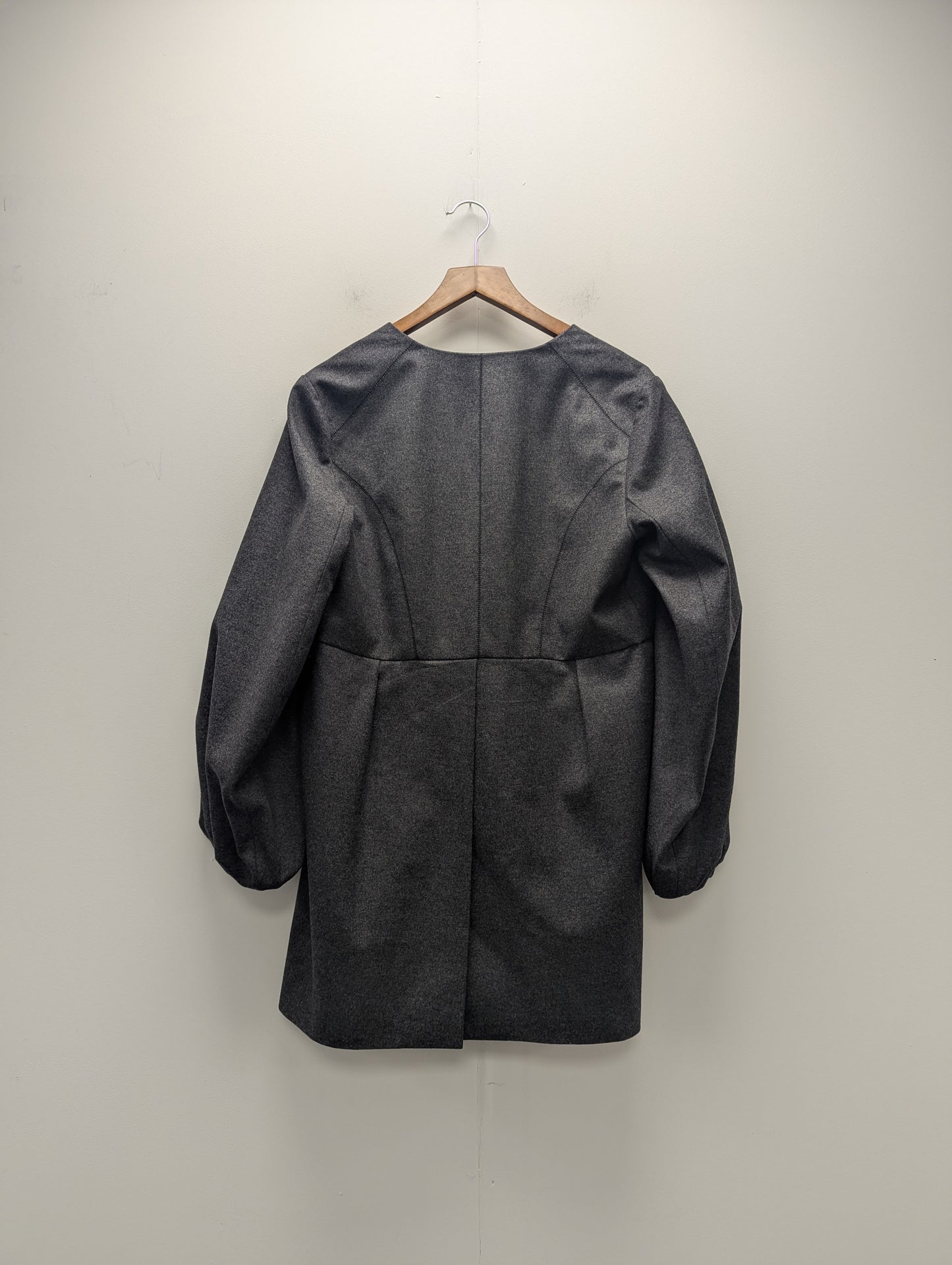 Yves Saint Laurent Grey Wool Cashmere Coat Dress A/W 2007