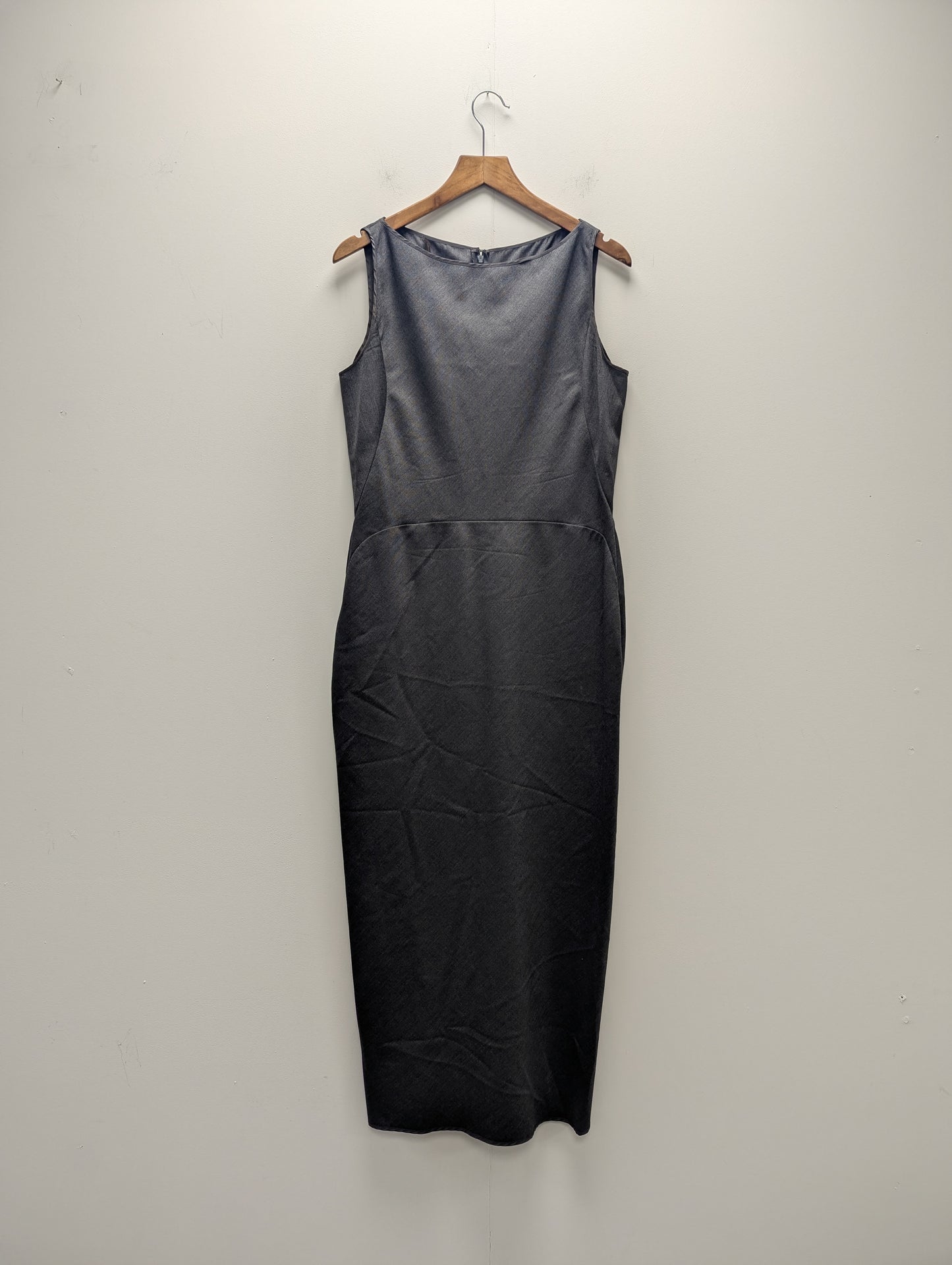 Narciso Rodriguez 1997 Kate Moss Shift Dress Dark Grey