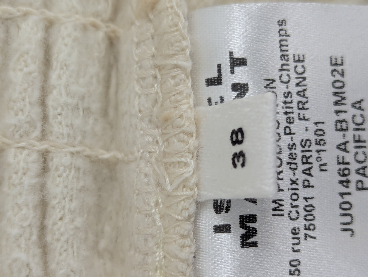 Isabel Marant Etoile Cream Shirred Mini Skirt