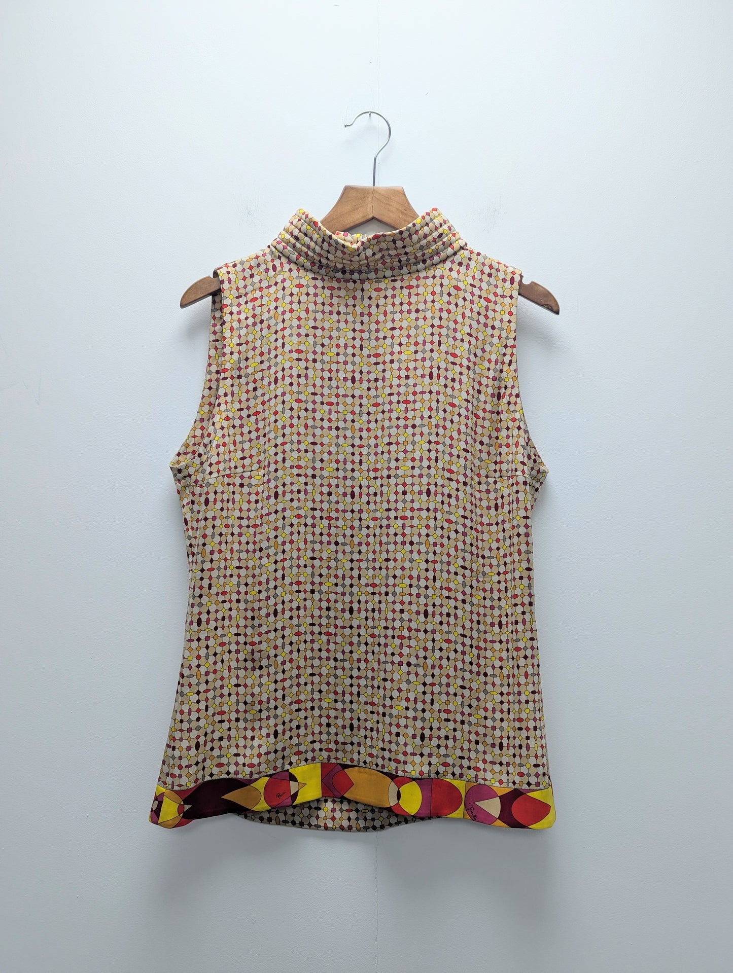 Emilio Pucci 1990s Geometric Skirt and Top Set