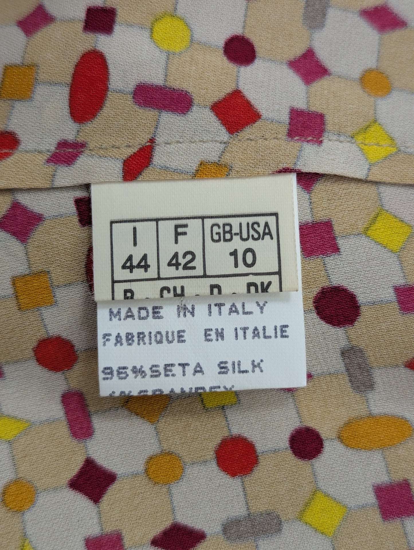 Emilio Pucci 1990s Geometric Skirt and Top Set