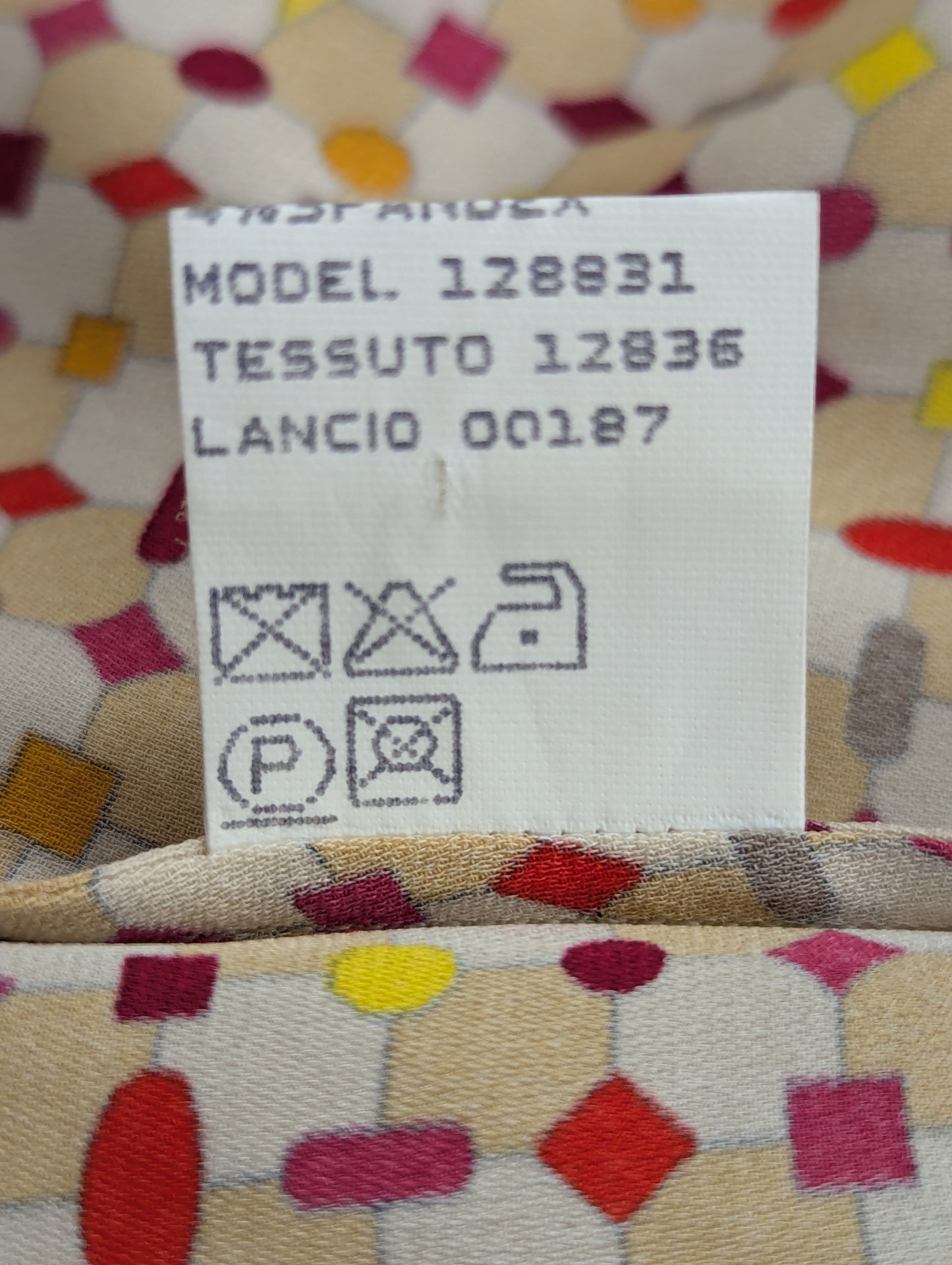 Emilio Pucci 1990s Geometric Skirt and Top Set