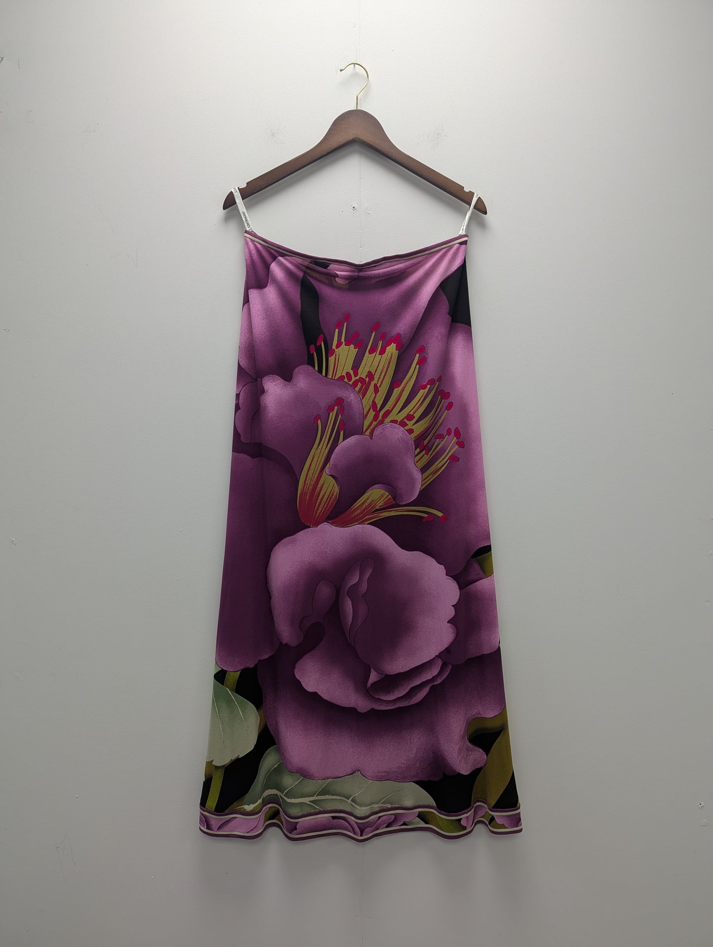 Leonard Silk Skirt and Top Set Purple
