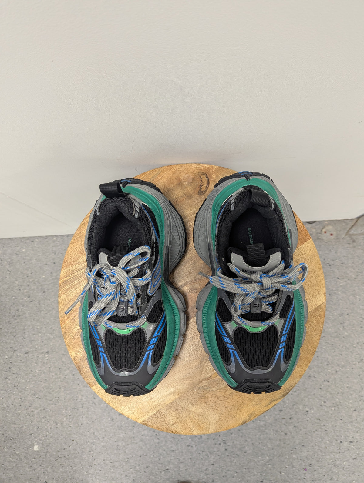Balenciaga 6xl Trainers Green And Grey