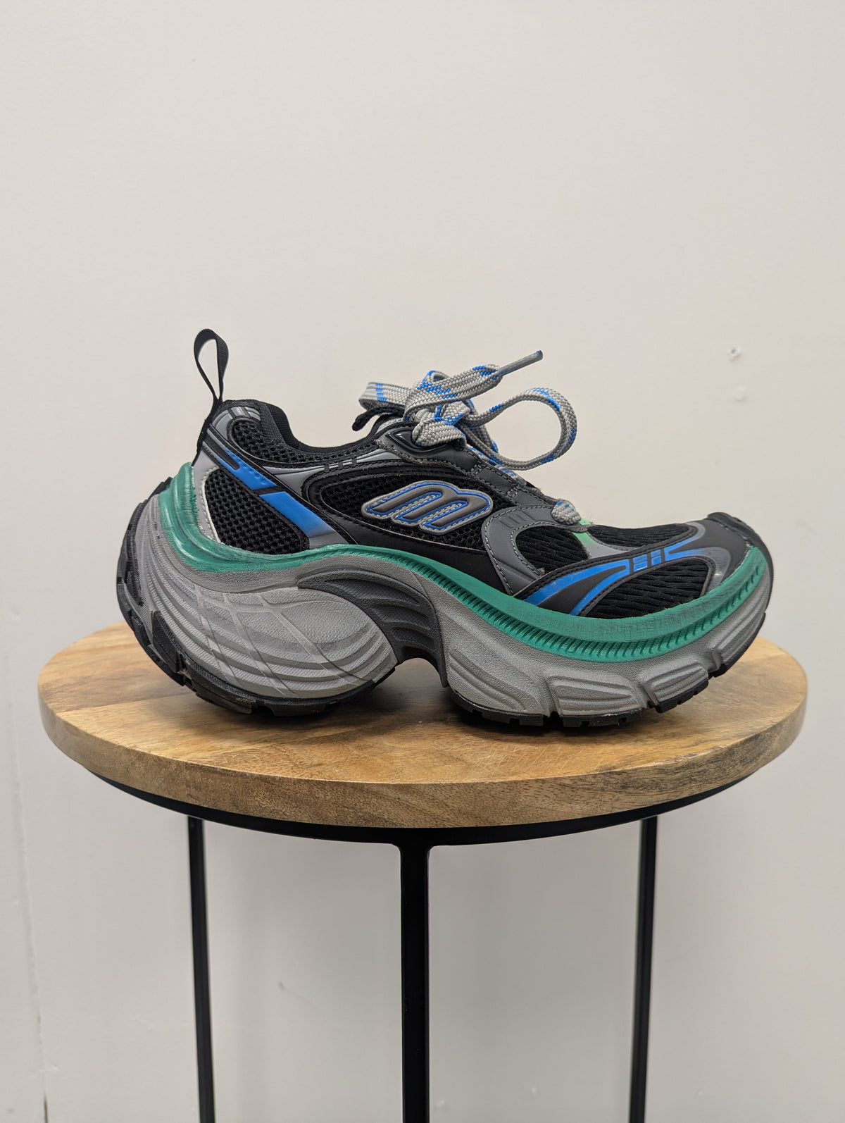 Balenciaga 6xl Trainers Green And Grey