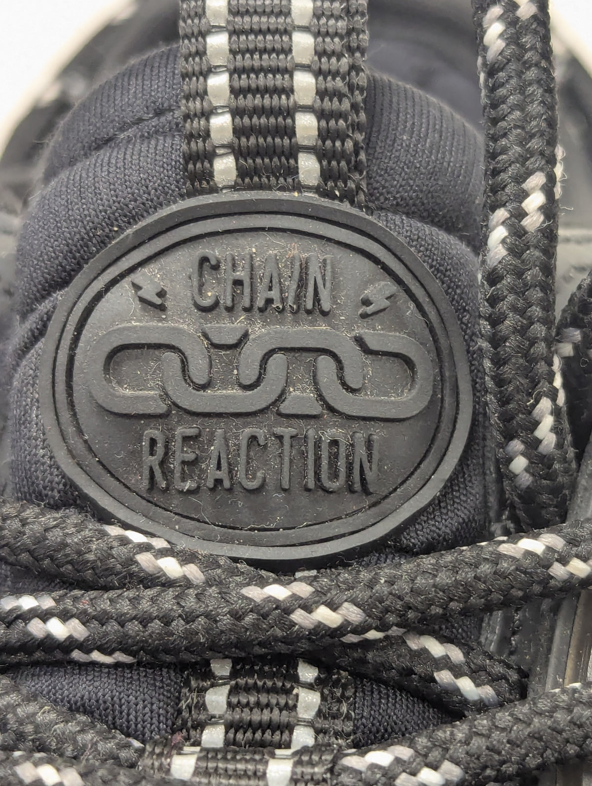 Versace Black Chain Reaction Platform Trainers