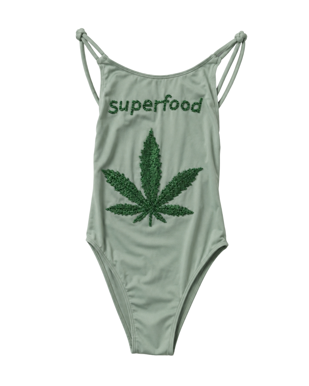 House of Muamua Green Superfood Swimsuit