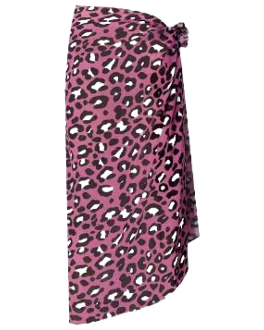 Nur Karaata Pink Leopard Sarong