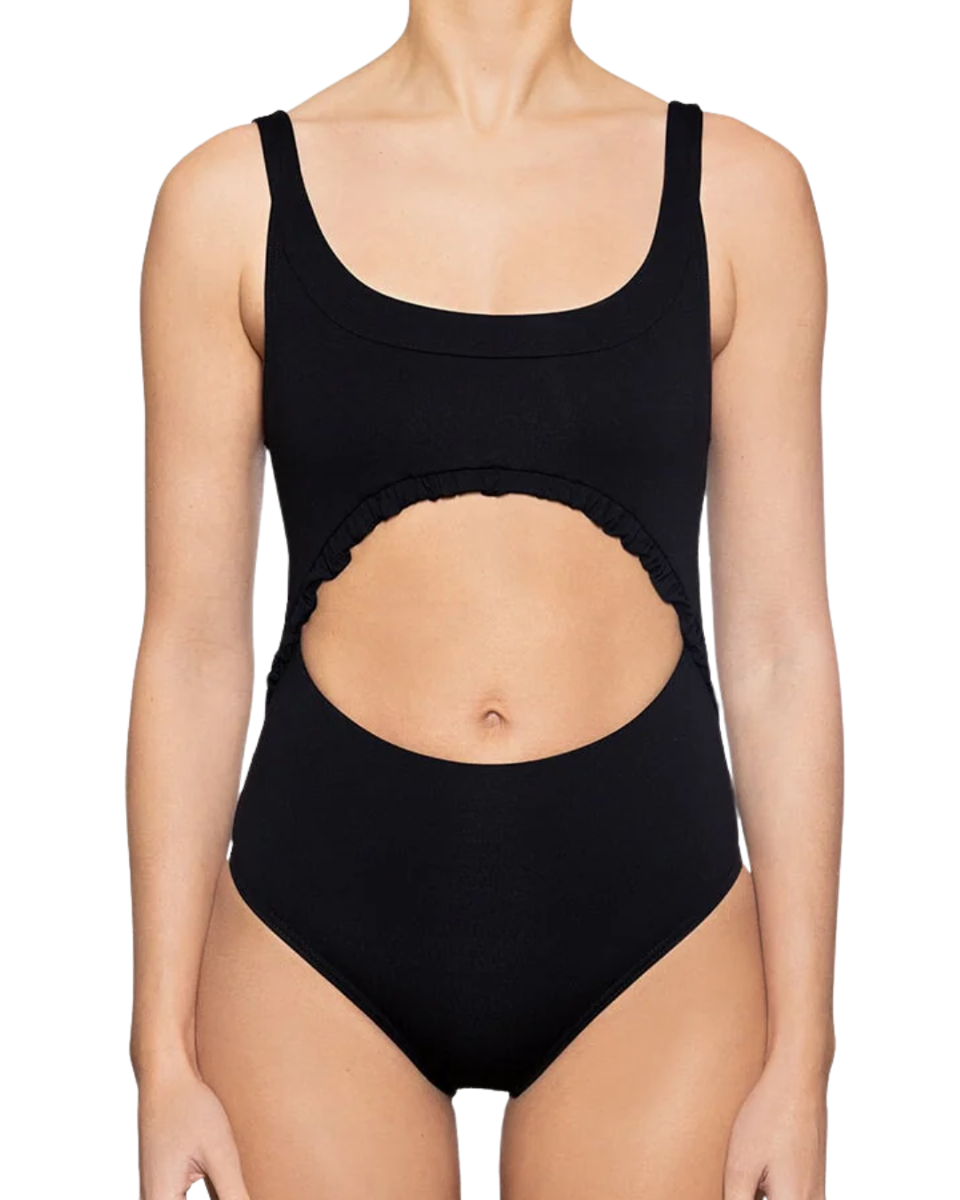Arloe Black Cut Out Swimsuit
