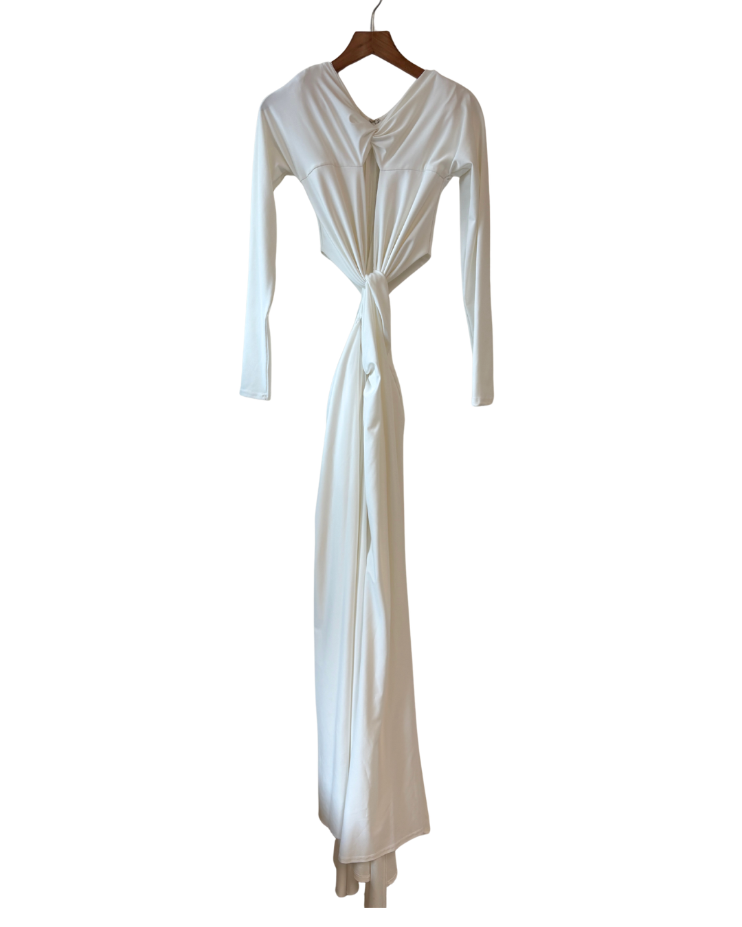 Joanna Andraos Goddess White Cut Out Gown