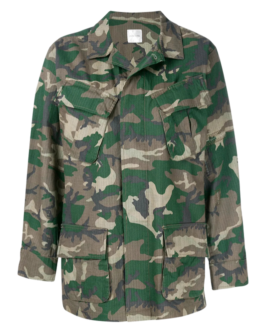 Anine Bing Leandra Camo Shacket