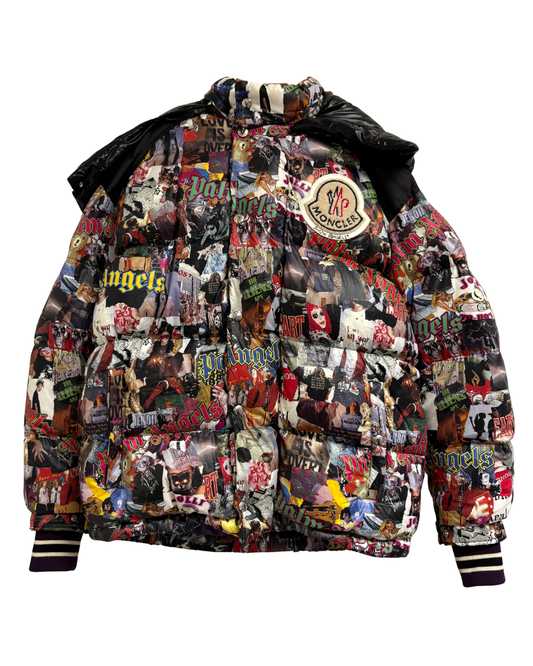 Moncler X Palm Angels Tapestry Puffer Jacket