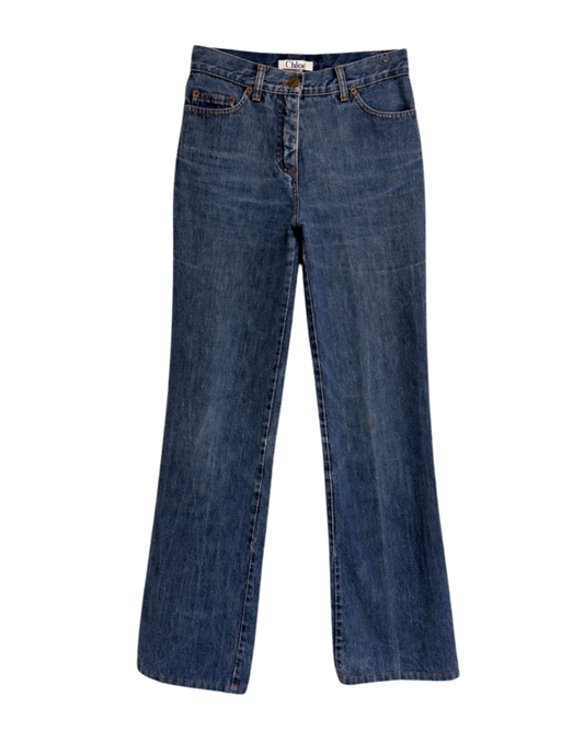 Chloe Denim Wide Leg Jeans