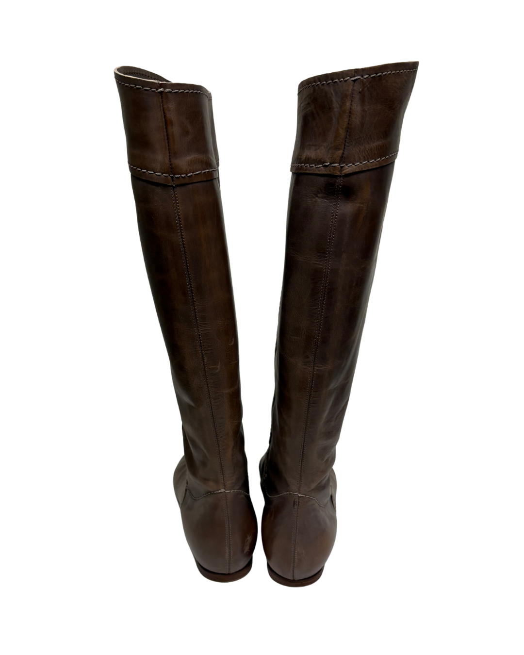 Chloe Dark Brown Saturnia Calf Boots