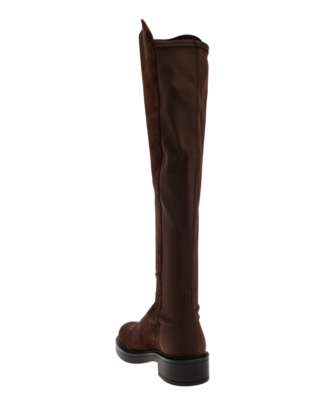 Stuart Weitzman 5050 Celia Brown Suede Over Knee Flat Boots