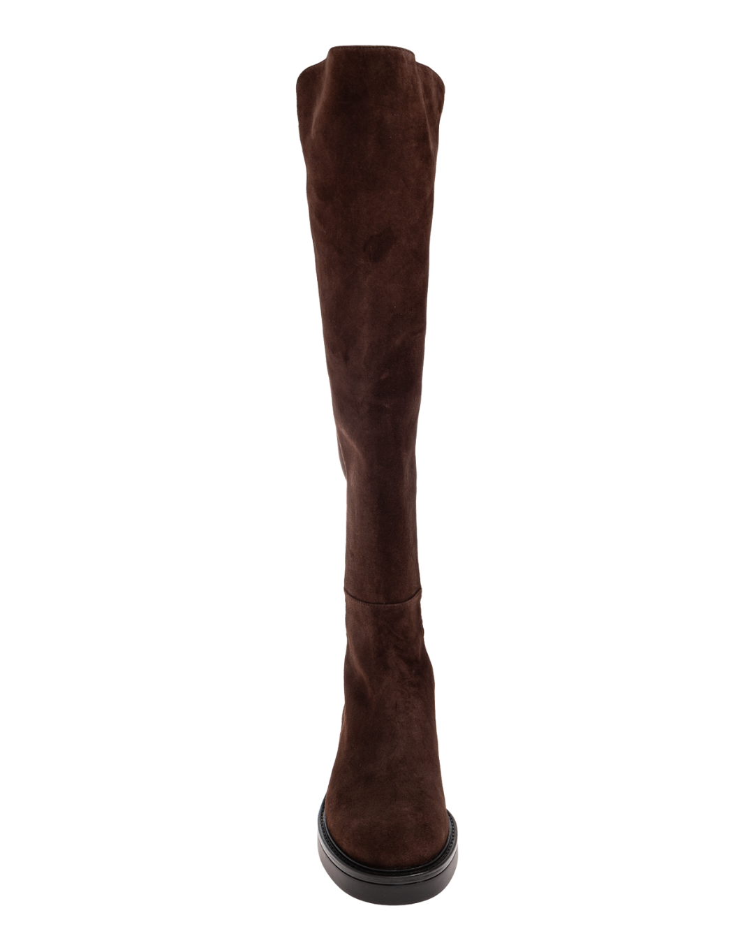 Stuart Weitzman 5050 Celia Brown Suede Over Knee Flat Boots