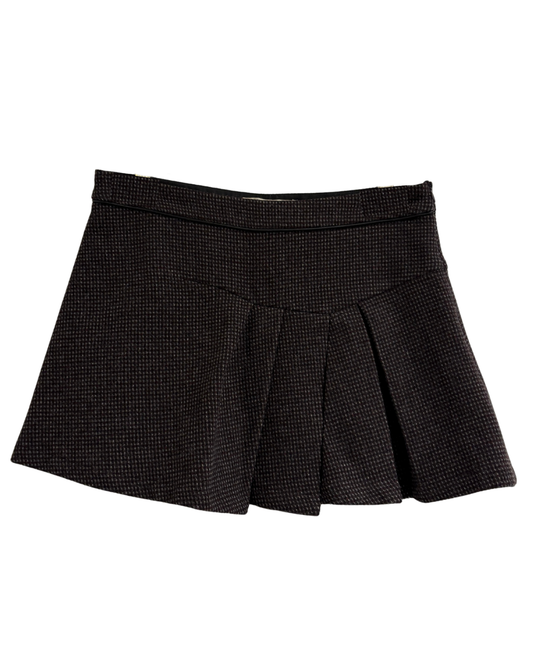 Athe Vanessa Bruno Dark Grey Wool Blend Mini Skirt